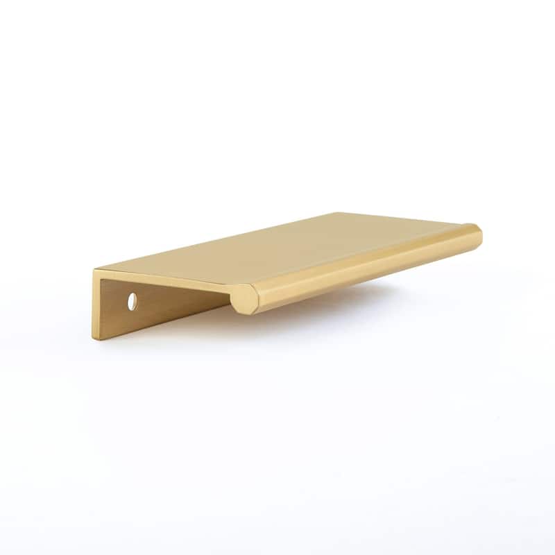 Schaub and Company 10021 Baker 4" Center to Center Solid Metal 5-1/4" - Satin Brass