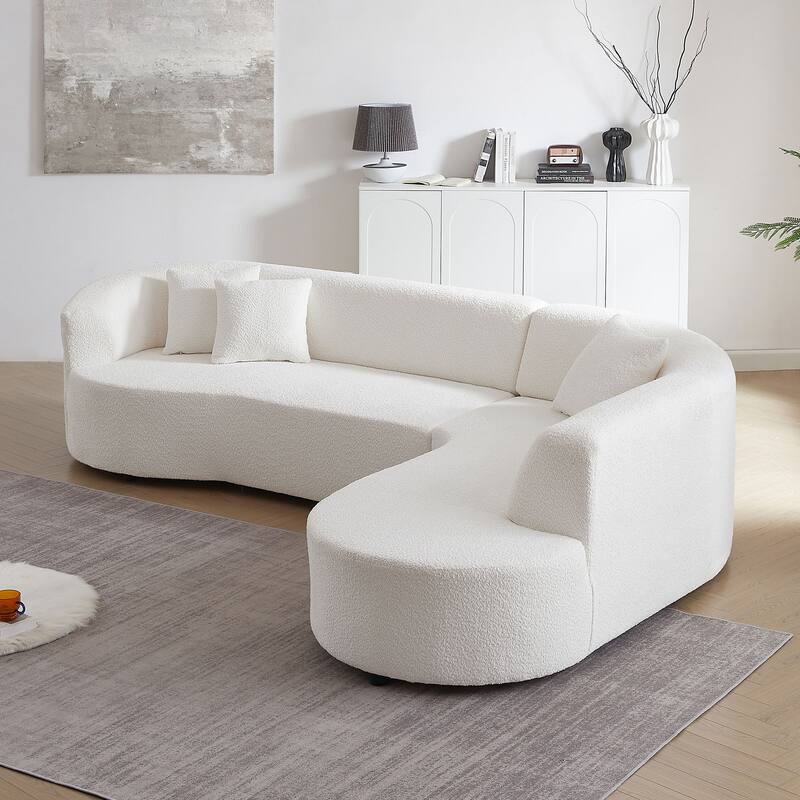 Convertible Modular Sectional Sofa with Right Chaises