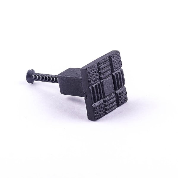 Shop Square Aztec Cabinet Hardware Iron Cabinet Knobs And Pulls
