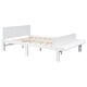 preview thumbnail 10 of 13, Full Bed with Footboard Bench