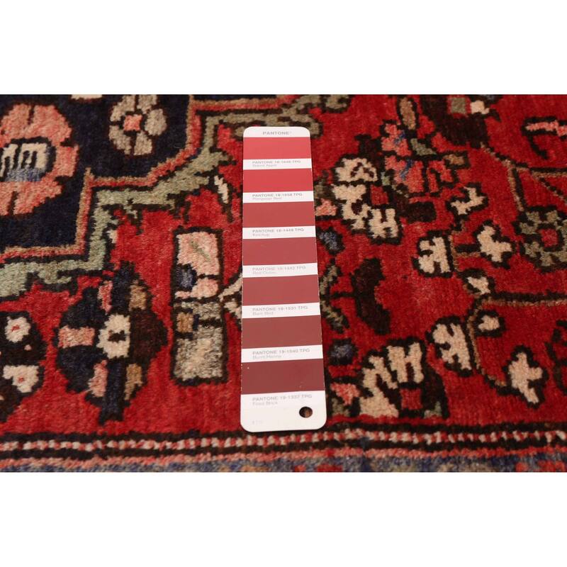 ECARPETGALLERY Hand-knotted Andelz Red Wool Rug - 3'10 x 9'5