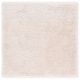 preview thumbnail 99 of 101, SAFAVIEH Handmade Bahija Luxe Shag 3-inch Thick Rug 6' Square - Bone - Square