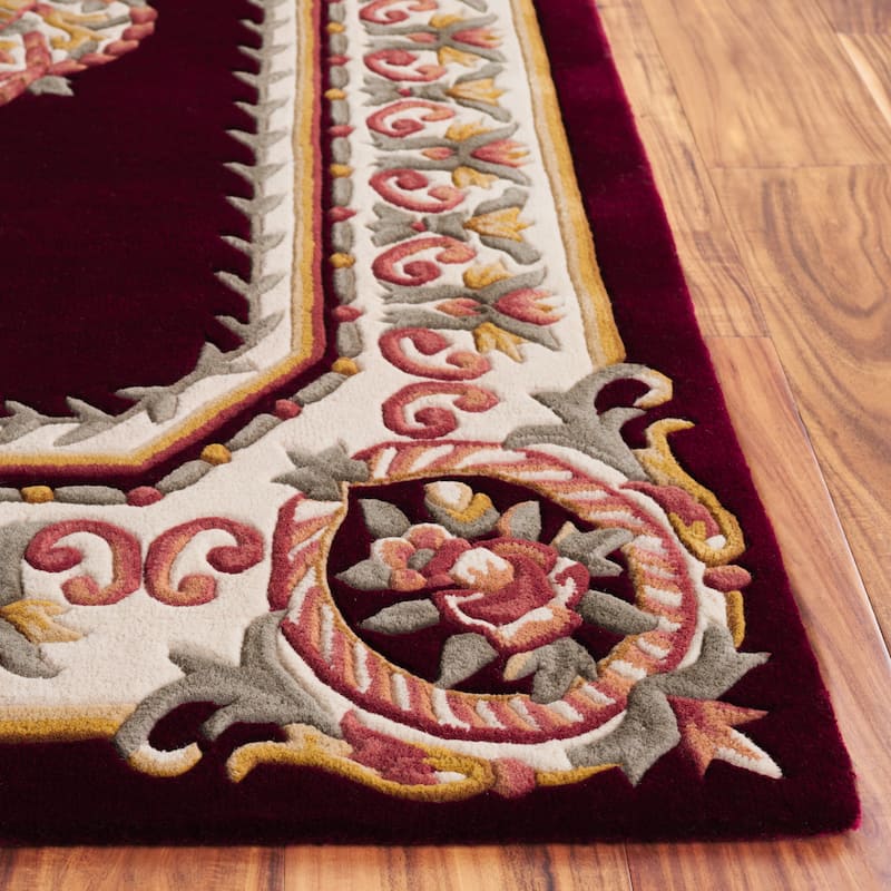 SAFAVIEH, Handmade Naples Cathelyne Traditional Wool Rug