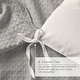 preview thumbnail 8 of 9, Chelsea Square Hanna Modern Boho Waffle Weave Textured Duvet Cover Set