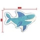 preview thumbnail 2 of 1, Style Quarters bath rug shark