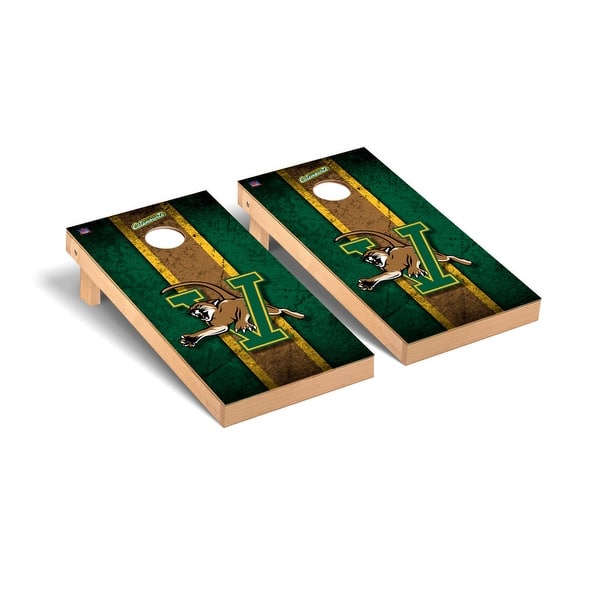 slide 2 of 5, Vermont Catamounts Vintage Cornhole Board Set