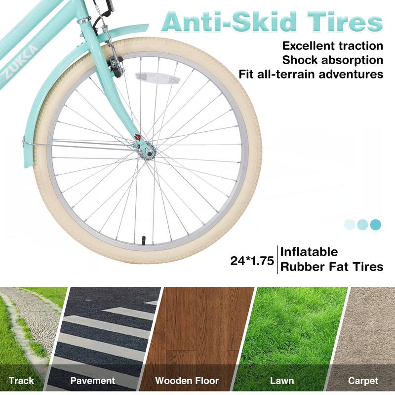 Steel Frame 24 inch wheel Bike