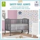 preview thumbnail 2 of 4, Dream On Me Folding Full Size Convenience Crib - Steel Grey