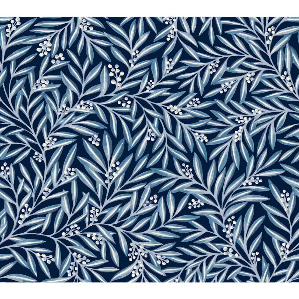 Ronald Redding Rowan Navy Wallpaper