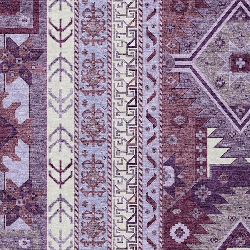 HomeRoots Aztec Transitional Rectangle Outdoor Rug