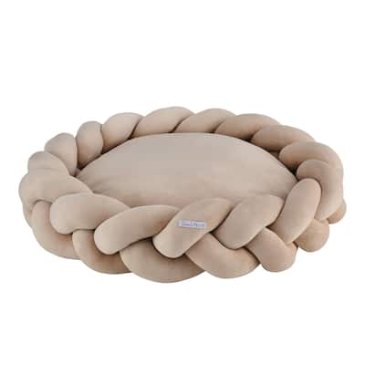 Ivy 27'' Dog Bed In Beige - 27