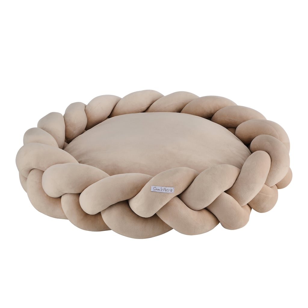Ivy 27'' Dog Bed In Beige - 27