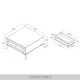 preview thumbnail 13 of 14, CraftPorch Contemporary Coffee Table