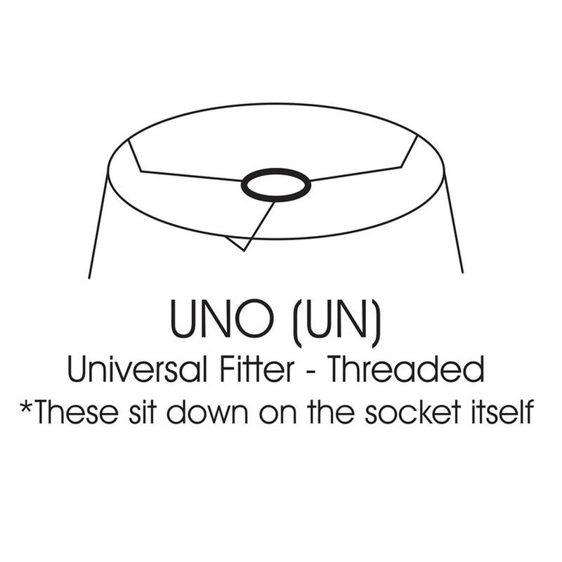 Cloth & Wire Slant Shallow Drum Softback Lampshade with Uno Fitter