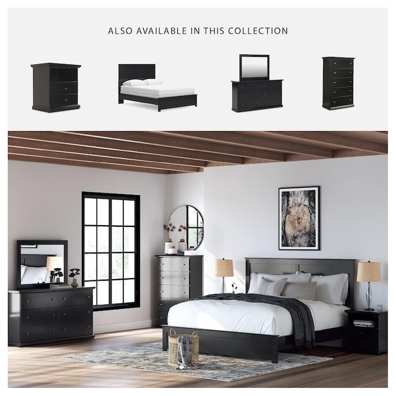 Signature Design by Ashley Maribel Black Dresser and Mirror