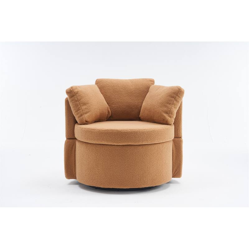 Teddy Fabric Swivel Chair