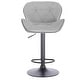 preview thumbnail 36 of 41, Modern Home Luxe Spyder Contemporary Adjustable Suede Barstool - Modern Comfortable Adjusting Height Counter/Bar Stool