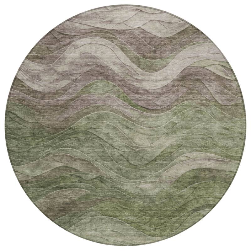 HomeRoots Abstract Transitional Rectangle Outdoor Rug