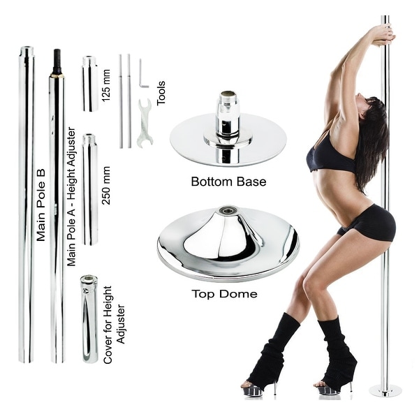 New Pro Portable Stripper Exercise Professional Dancing Spinning Pole