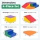 preview thumbnail 14 of 15, 4-Piece Climb and Crawl Foam Block Play Set for Kids