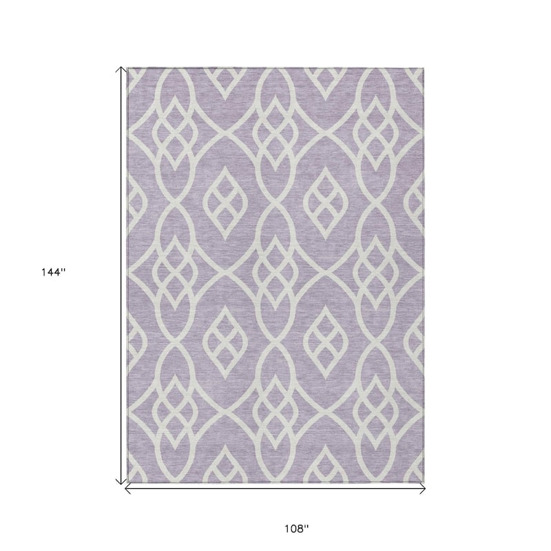 HomeRoots Trellis Transitional Rectangle Outdoor Rug