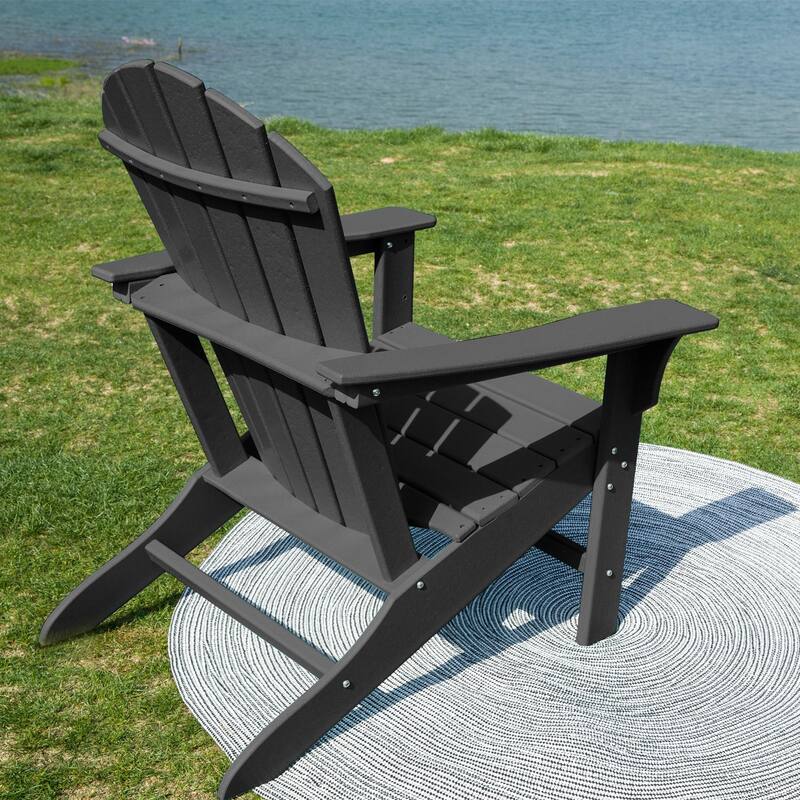 Recycled Plastic Modern Adirondack Chair,Outdoor Patio Chair