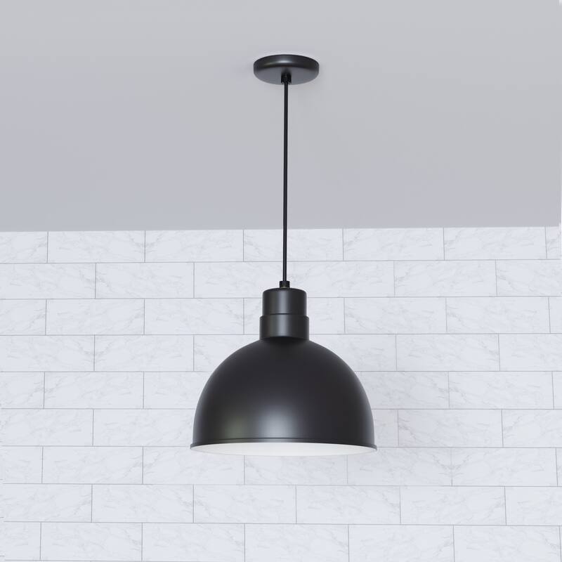 Millennium Lighting RLM Single Light 12" Wide Pendant