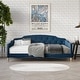 preview thumbnail 16 of 22, CraftPorch Modern Linen Nailhead Button Tufted Twin Daybed