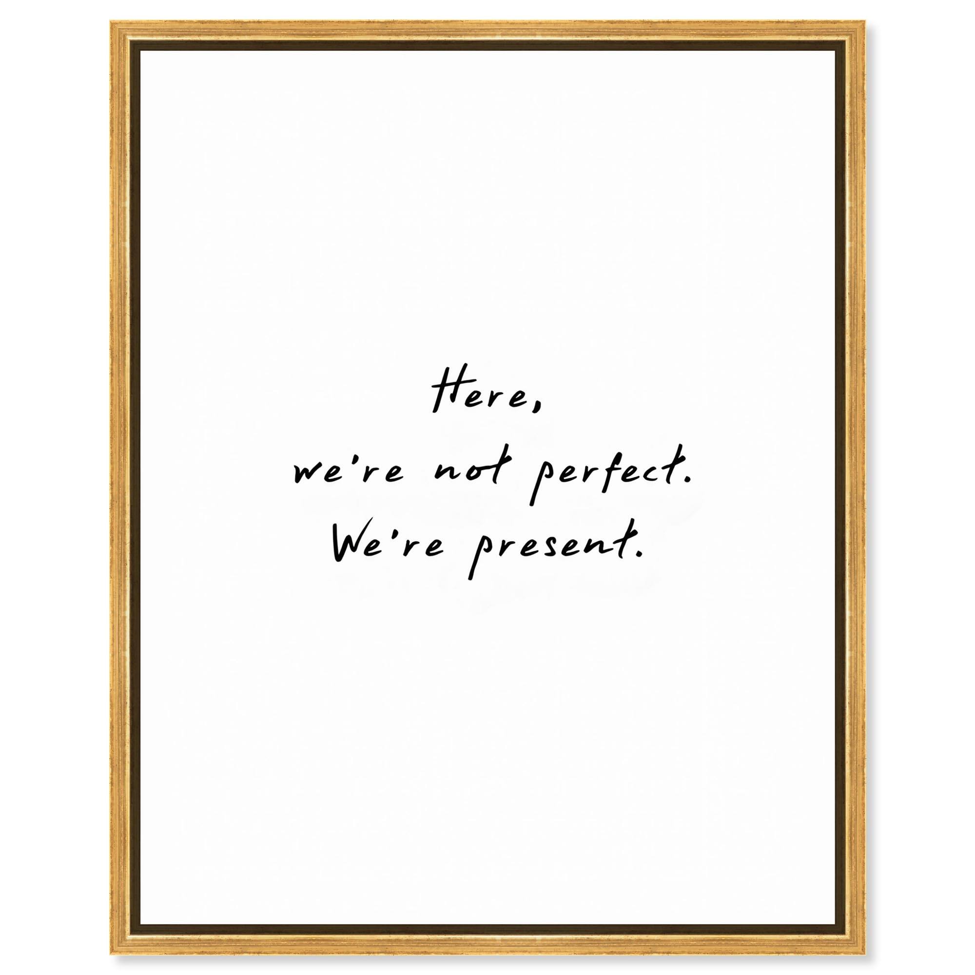 Power of Now Quotes Art Framed Canvas Print by Art Remedy