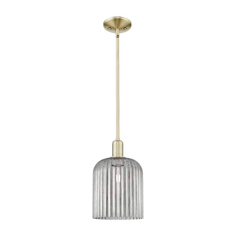 Innovations Lighting Endless Possibilities Arcadia - Bridal Veil - 1 Light 8" Stem Hung Mini Pendant