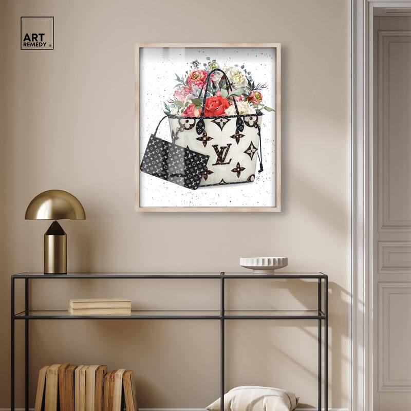 Floral Summer Bag Shadowbox by Art Remedy