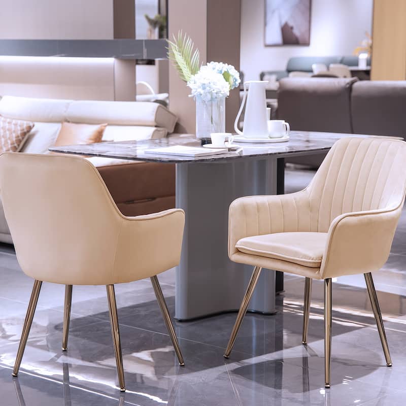 Upholstered Dining Chair Accent Chairs Set of 2