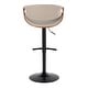 preview thumbnail 36 of 70, Carson Carrington Kanteborg Adjustable Bar Stool with Rounded T Footrest (Set of 2)