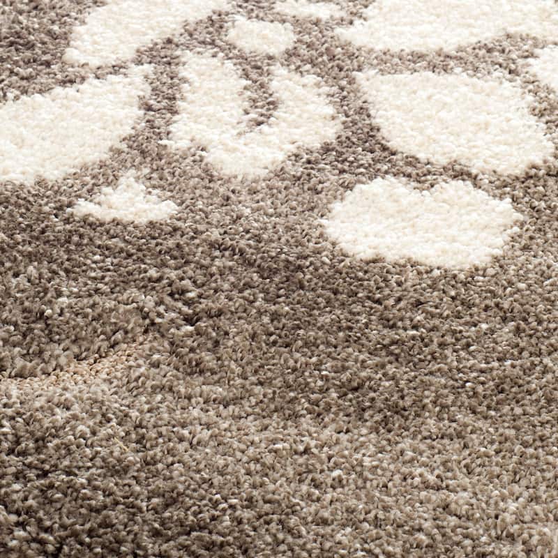 SAFAVIEH Florida Shag Ariette Floral Scroll 1.2-inch Thick Rug