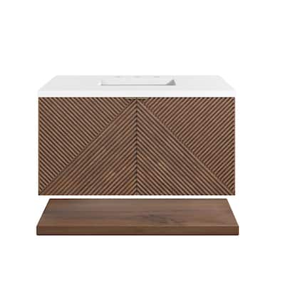 James Martin Vanities D200-V36-3WZ Marcello 36" Wall Mounted Single