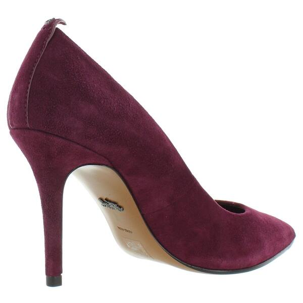 Shop Coach Womens Waverly Dress Heels Suede Slip On Overstock 30083970 Coach cc pattern coach labels coach hang tag and zippers coach lining, hardware (&more). overstock com
