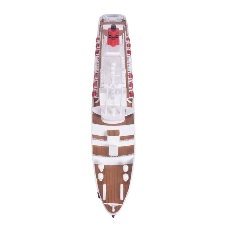 Queen Elizabeth II Painted Large Cruiseship Model