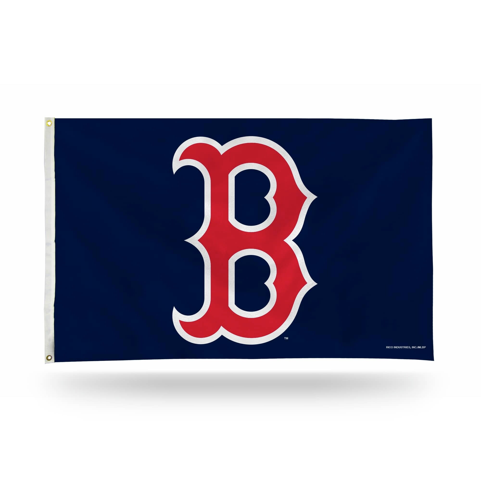 Shop 3 X 5 Navy Blue And Red Mlb Boston Red Sox B Rectangular