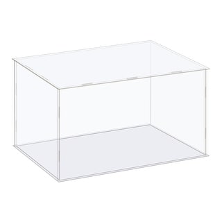 Display Case Box Acrylic Box Transparent Showcase 36x26x21cm for ...