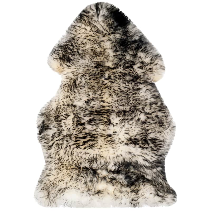 SAFAVIEH Handmade Natural Sheepskin Leanca 3.4-inch Thick Rug