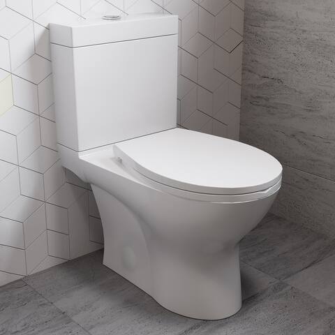 Cache Two Piece Elongated Toilet Dual Flush