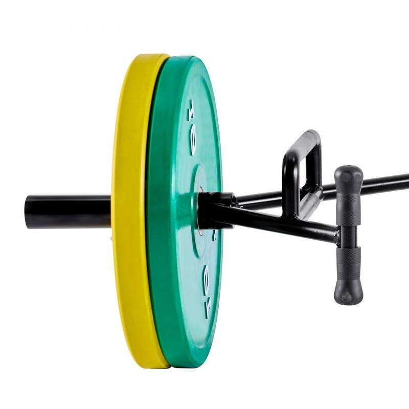 Hex Trap Bar for Deadlifts Squats Shrugs and Lunges with 2-Inch Sleeves and Open Frame Design - 56.3” x 7.9” x 22.2”