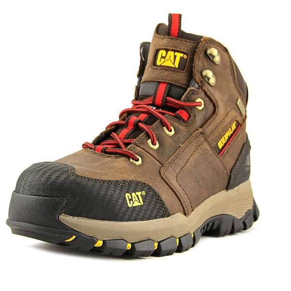 Shop Caterpillar Navigator Mid Men W Composite Toe Leather Brown