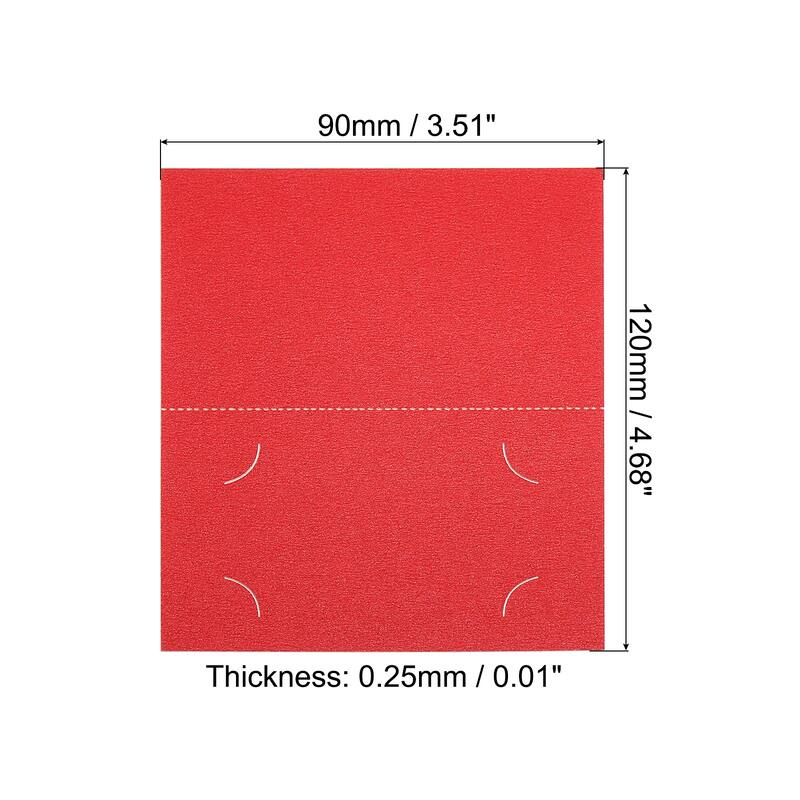 Table Name Place Cards,50Pcs Favor Decor Seat Blank Card, Red