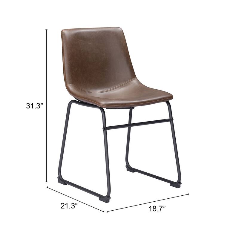 Smart Dining Chair (Set of 2) - Product (in) : 18.7" W x 21.3" D x 31.3" H