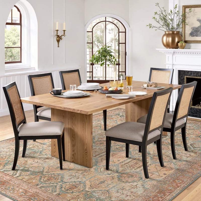 Mcow EverEase Collection Low Pile Machine Washable Non-Slip Area Rug