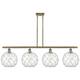Option Antique Brass / Clear Glass with White Rope