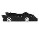 preview thumbnail 22 of 43, Race Car-Shaped Platform Bed with Wheels, Suitable for Kids and Young Children