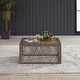 preview thumbnail 5 of 7, Crosley Granite Bay Wicker Outdoor Coffee Table
