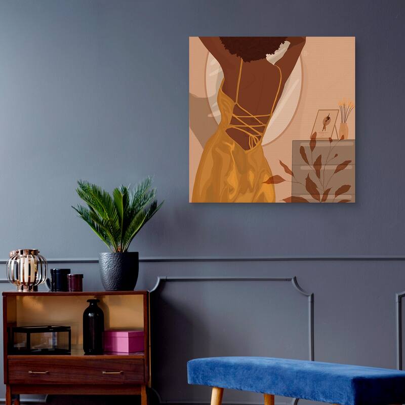 Reflection by Princella Canvas Art Print